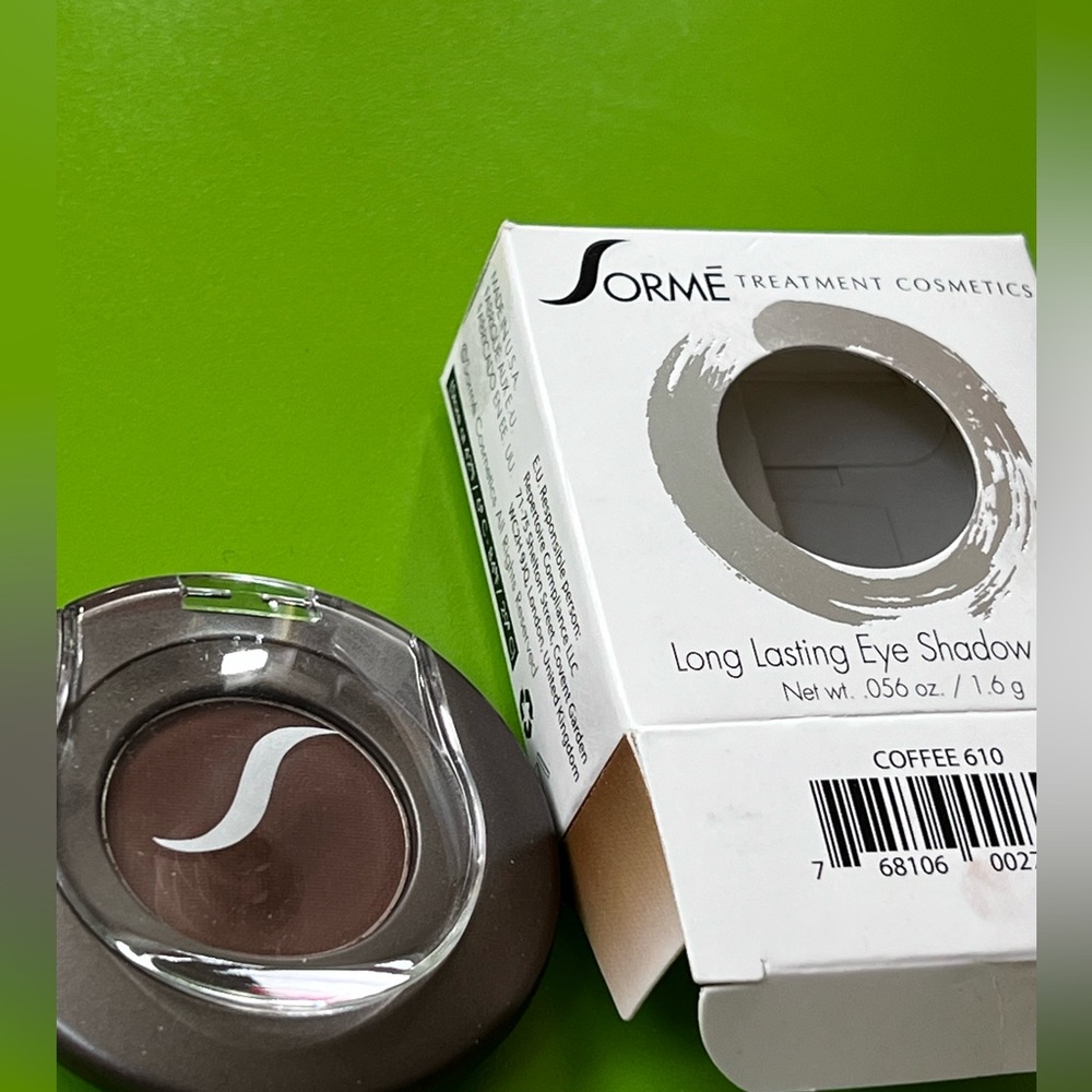 NEW Sorme Cosmetics: eye shadow compact in box DARK CHOCOLATE COFFEE 610